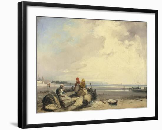 On the Cote dOpale, Picardy-Richard Parkes Bonington-Framed Giclee Print