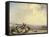 On the Cote dOpale, Picardy-Richard Parkes Bonington-Framed Stretched Canvas