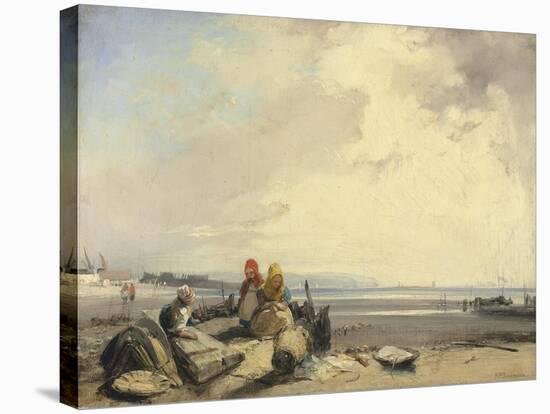 On the Cote dOpale, Picardy-Richard Parkes Bonington-Stretched Canvas