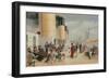 On the Deck of the Titanic-English School-Framed Giclee Print