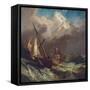 On the Dogger Bank-William Clarkson Stanfield-Framed Stretched Canvas