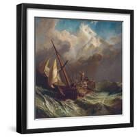 On the Dogger Bank-William Clarkson Stanfield-Framed Giclee Print