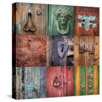 On the Door I-Kathy Mahan-Stretched Canvas
