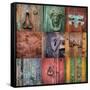 On the Door I-Kathy Mahan-Framed Stretched Canvas