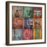 On the Door I-Kathy Mahan-Framed Photographic Print