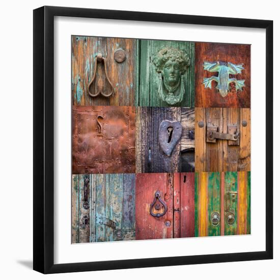 On the Door I-Kathy Mahan-Framed Photographic Print