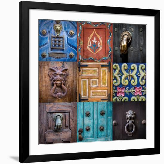 On the Door II-Kathy Mahan-Framed Photographic Print