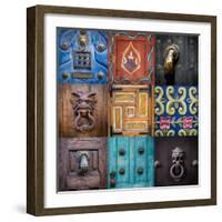 On the Door II-Kathy Mahan-Framed Photographic Print