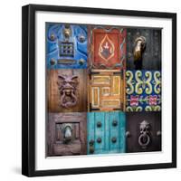 On the Door II-Kathy Mahan-Framed Photographic Print