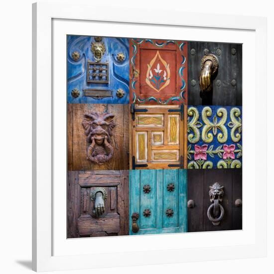 On the Door II-Kathy Mahan-Framed Photographic Print