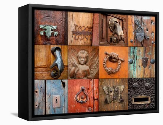 On the Door IV-Kathy Mahan-Framed Stretched Canvas