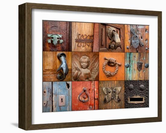 On the Door IV-Kathy Mahan-Framed Photographic Print