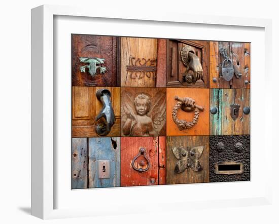 On the Door IV-Kathy Mahan-Framed Photographic Print