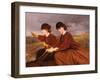 On the Downs - Two Ladies Riding Side-Saddle-James Hayllar-Framed Giclee Print