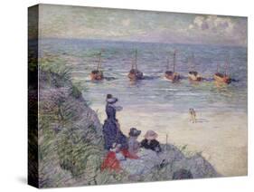 On the Dunes, Heyst-Th?o van Rysselberghe-Stretched Canvas