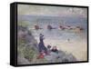 On the Dunes, Heyst-Th?o van Rysselberghe-Framed Stretched Canvas