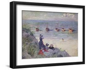 On the Dunes, Heyst-Th?o van Rysselberghe-Framed Giclee Print