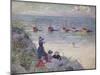 On the Dunes, Heyst-Th?o van Rysselberghe-Mounted Giclee Print