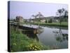 On the Edge of Regneville, Northern Branch of the Canal De L'Est, Meuse, Lorraine, France-Bruno Barbier-Stretched Canvas