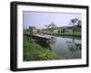 On the Edge of Regneville, Northern Branch of the Canal De L'Est, Meuse, Lorraine, France-Bruno Barbier-Framed Photographic Print