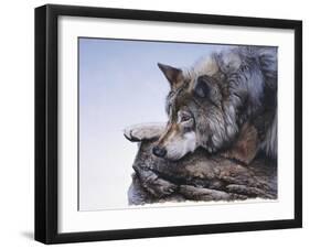 On the Edge-Rusty Frentner-Framed Giclee Print