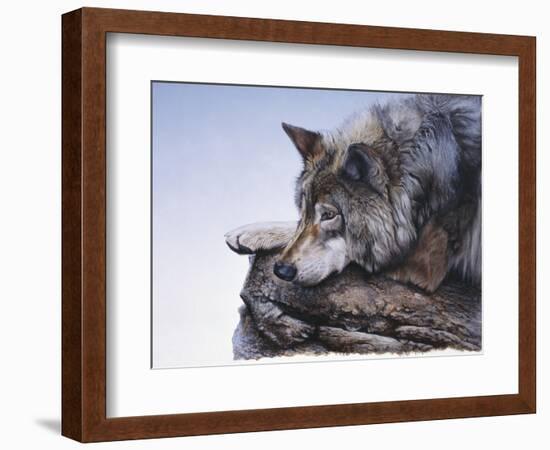 On the Edge-Rusty Frentner-Framed Giclee Print