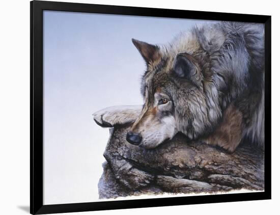 On the Edge-Rusty Frentner-Framed Giclee Print