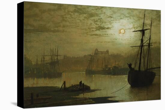 On the Esk, Whitby, 1877-John Atkinson Grimshaw-Stretched Canvas