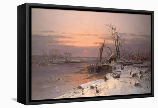 On the Estuary-Charles Brooke Branwhite-Framed Stretched Canvas