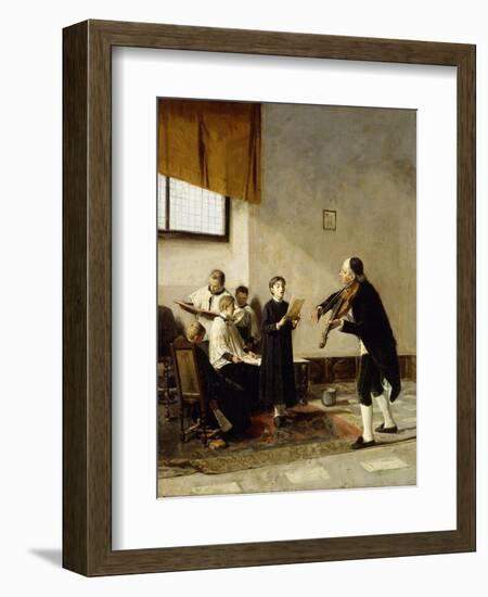 On the Eve of the Feast-Mose Bianchi-Framed Giclee Print