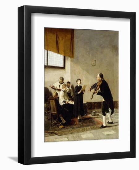 On the Eve of the Feast-Mose Bianchi-Framed Giclee Print
