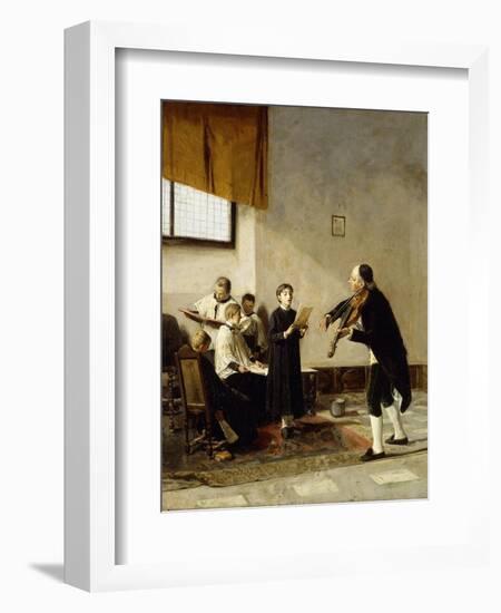 On the Eve of the Feast-Mose Bianchi-Framed Giclee Print