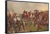 'On the Evening of the Battle of Waterloo', 1879 (1906)-Ernest Crofts-Framed Stretched Canvas