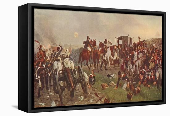 'On the Evening of the Battle of Waterloo', 1879 (1906)-Ernest Crofts-Framed Stretched Canvas