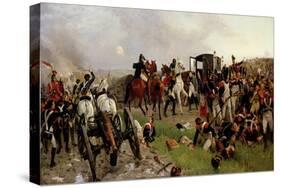 On the Evening of the Battle of Waterloo, 1879-Ernest Crofts-Stretched Canvas