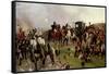 On the Evening of the Battle of Waterloo, 1879-Ernest Crofts-Framed Stretched Canvas