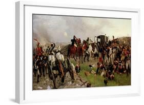 On the Evening of the Battle of Waterloo, 1879-Ernest Crofts-Framed Giclee Print