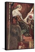 On the Extinction of the Venetian Republic-Robert Anning Bell-Framed Stretched Canvas