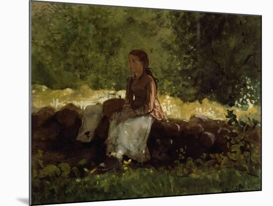 On the Fence-Winslow Homer-Mounted Giclee Print