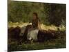 On the Fence-Winslow Homer-Mounted Giclee Print