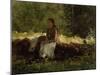 On the Fence-Winslow Homer-Mounted Giclee Print