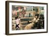 On the Ferry Waiting No.2-James Tissot-Framed Art Print