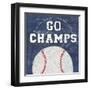 On The Field III Go Champs-Courtney Prahl-Framed Art Print