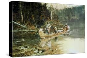 On the Flathead-Charles Marion Russell-Stretched Canvas