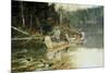 On the Flathead-Charles Marion Russell-Mounted Premium Giclee Print