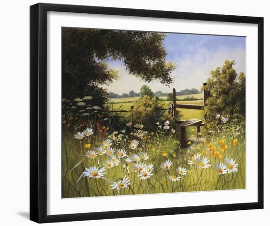 On the Footpath-Mary Dipnall-Framed Giclee Print