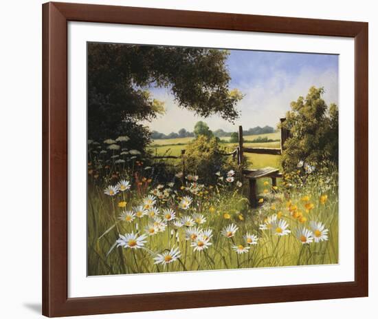 On the Footpath-Mary Dipnall-Framed Giclee Print