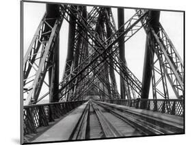 On the Forth Bridge, C.1890-null-Mounted Photographic Print