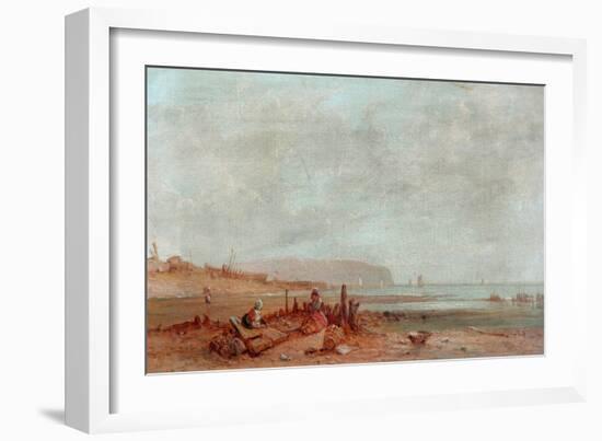 On The French Coast, 1880-James Cullett-Framed Giclee Print