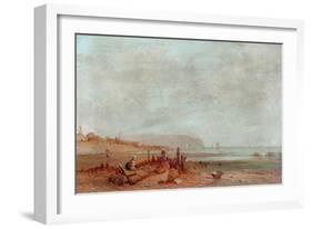 On The French Coast, 1880-James Cullett-Framed Giclee Print